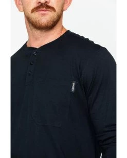 Hawx Men's Pocket Henley Work Shirt - Big & Tall  -Hawx 2000242492 001 P4