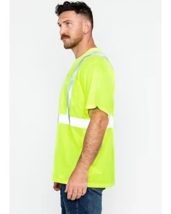 Hawx Men's Reflective Short Sleeve Work T-Shirt  -Hawx 2000252001 700 P4