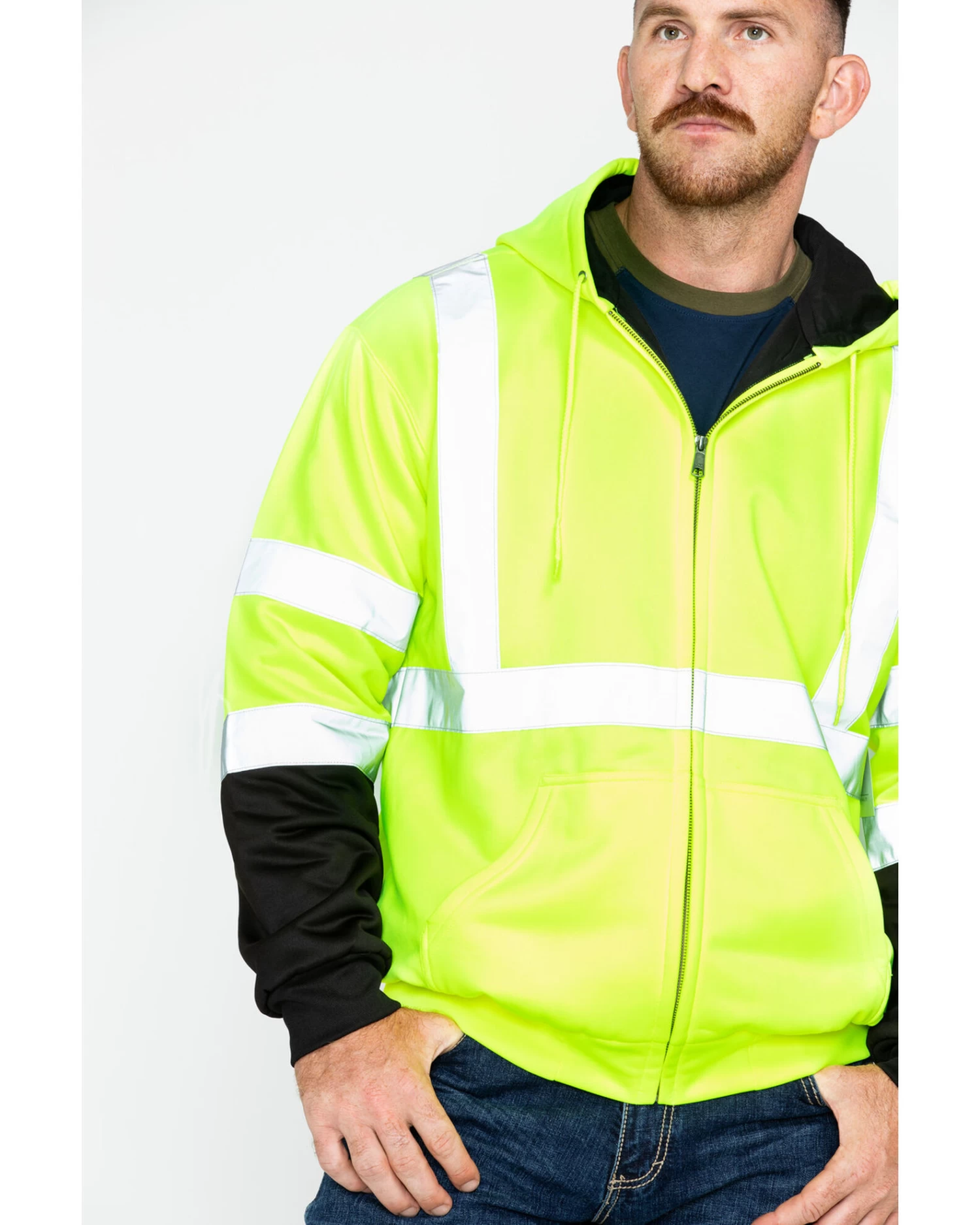Hawx Men's Soft Shell High-Visibility Safety Jacket - Big & Tall 5 Hawx Men's Soft Shell High-Visibility Safety Jacket - Big & Tall - Image 5