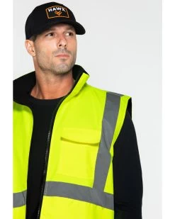 Hawx Men's Reversible Reflective Work Vest 9 Hawx Men's Reversible Reflective Work Vest -Hawx 2000252009 700 P3