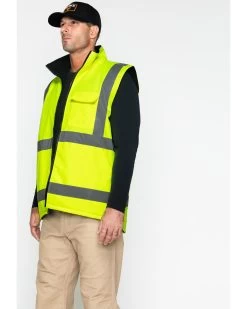 Hawx Men's Reversible Reflective Work Vest 8 Hawx Men's Reversible Reflective Work Vest -Hawx 2000252009 700 P4