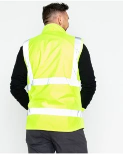 Hawx Men's Reversible Hi-Vis Reflective Work Vest - Big & Tall -Hawx 2000252010 700 P2