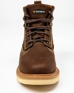 Hawx Men's 6" Lacer Work Boots - Soft Toe 10 Hawx Men's 6" Lacer Work Boots - Soft Toe -Hawx 2000282357 200 P4