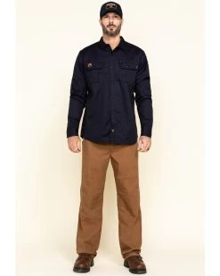 Hawx Men's FR Long Sleeve Button-Down Work Shirt -Hawx 2000284655 410 P6