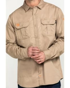 Hawx Men's FR Long Sleeve Woven Work Shirt  -Hawx 2000284657 250 P4