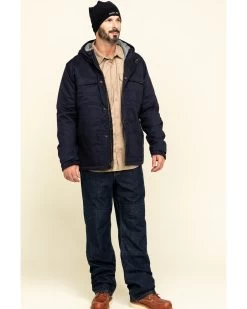 Hawx Men's FR Duck Hooded Work Jacket - Tall