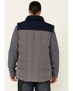 Hawx Men's Gray Colorblock Whistler Insulated Work Vest  -Hawx 2000327324 020 P4