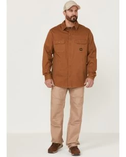 Hawx Men's Brawlins Weathered Bedford Button-Down Cord Work Shirt Jacket -Hawx 2000351791 220 P2