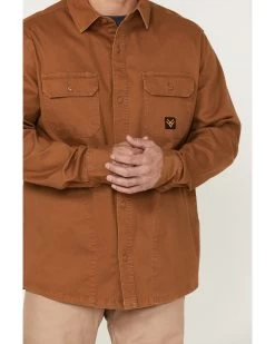 Hawx Men's Brawlins Weathered Bedford Button-Down Cord Work Shirt Jacket -Hawx 2000351791 220 P3