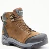 Hawx Men's Lace To Toe Tychee Crazy Horse Waterproof Work Boots - Round Toe