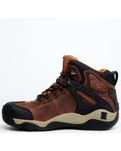 Hawx Men's Talon Dark Brown Umber Waterproof Lace-Up Work Boot - Broad Square Toe -Hawx 2000359696 201 P3