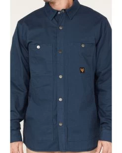 Hawx Men's Weathered Ripstop Snap Shirt Jacket
