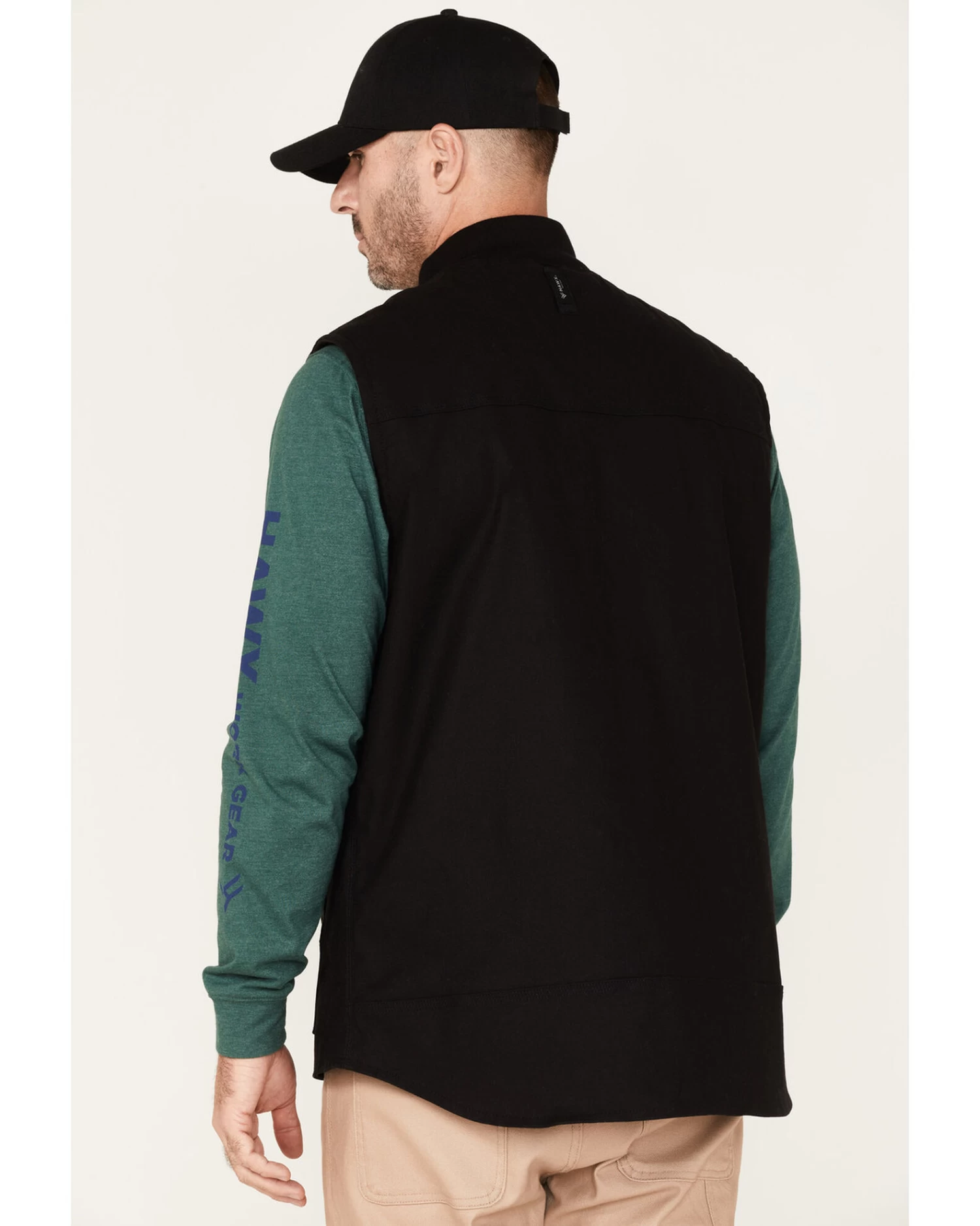 Hawx Men's Canvas Zip-Front Insulated Work Vest 4 Hawx Men's Canvas Zip-Front Insulated Work Vest - Image 4