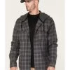 Hawx Men's Roberson Long Sleeve Hooded Flannel