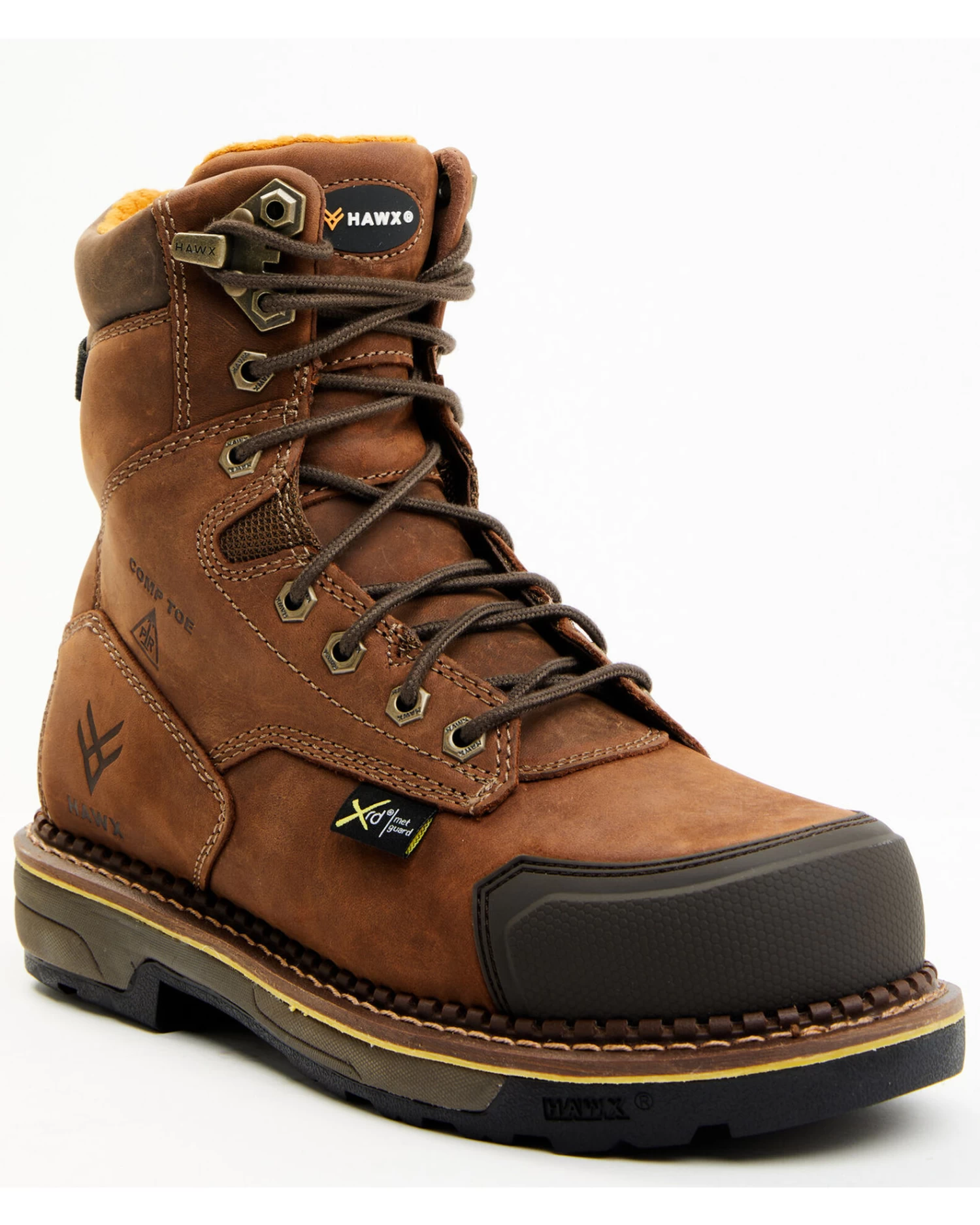 Hawx Men's 8" Internal Metguard Work Boots - Composite Toe 1 Hawx Men's 8" Internal Metguard Work Boots - Composite Toe