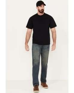 Hawx Men's Medium Wash Bootcut WorkĀ Jeans
